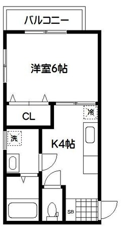 東中野駅 徒歩15分 1階の物件間取画像